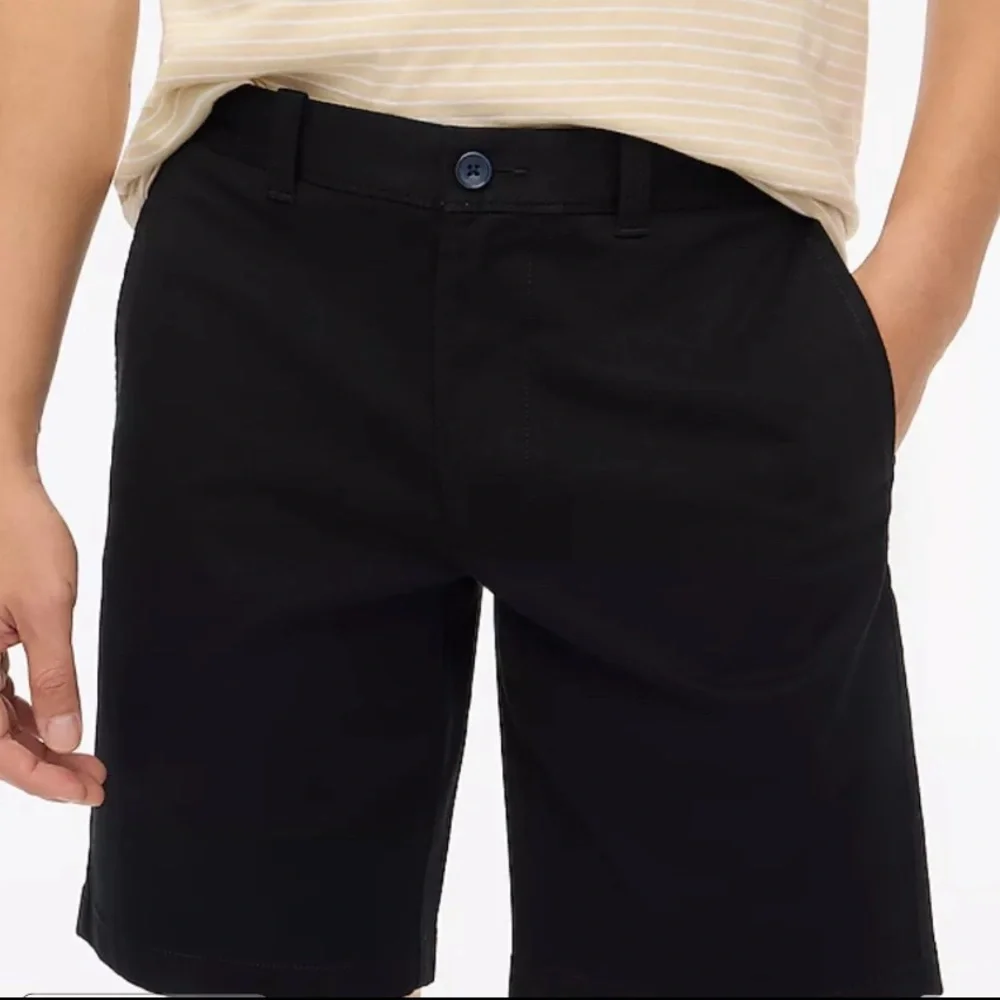 NWT J. Crew Factory - Mens Size 29 - 9” Flex Casual Chino Shorts In Black - Picture 3 of 4